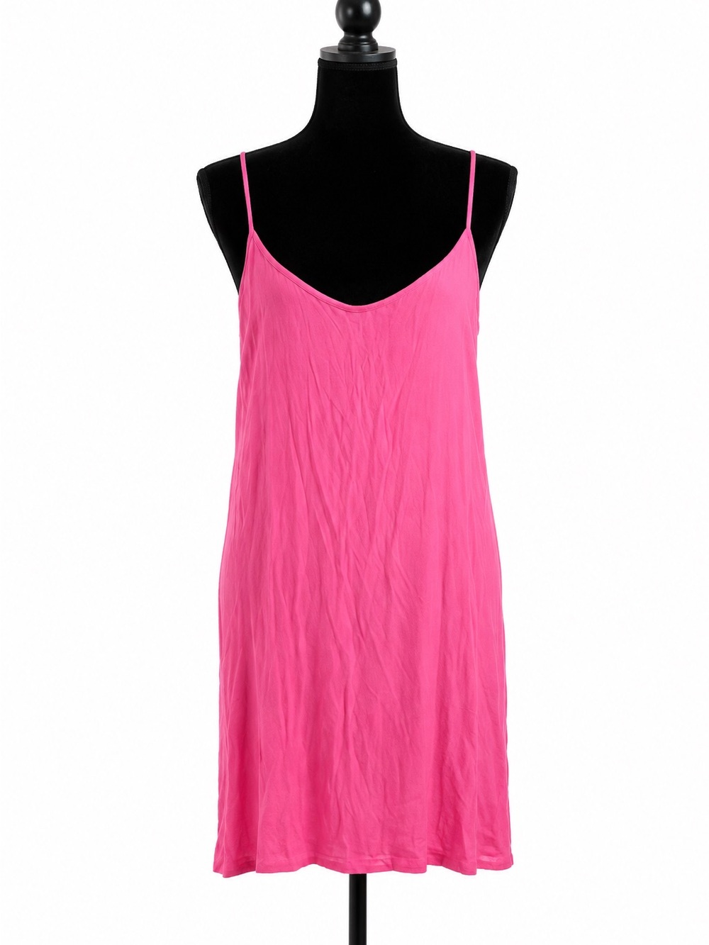 Y2K Style rag & bone Women’s Barbie Pink Slip Dress with Straps, Size S Regular